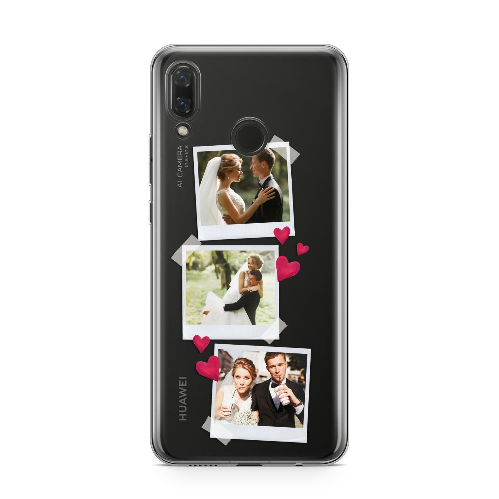 Personalised Wedding Photo Montage Huawei Nova 3 Phone Case