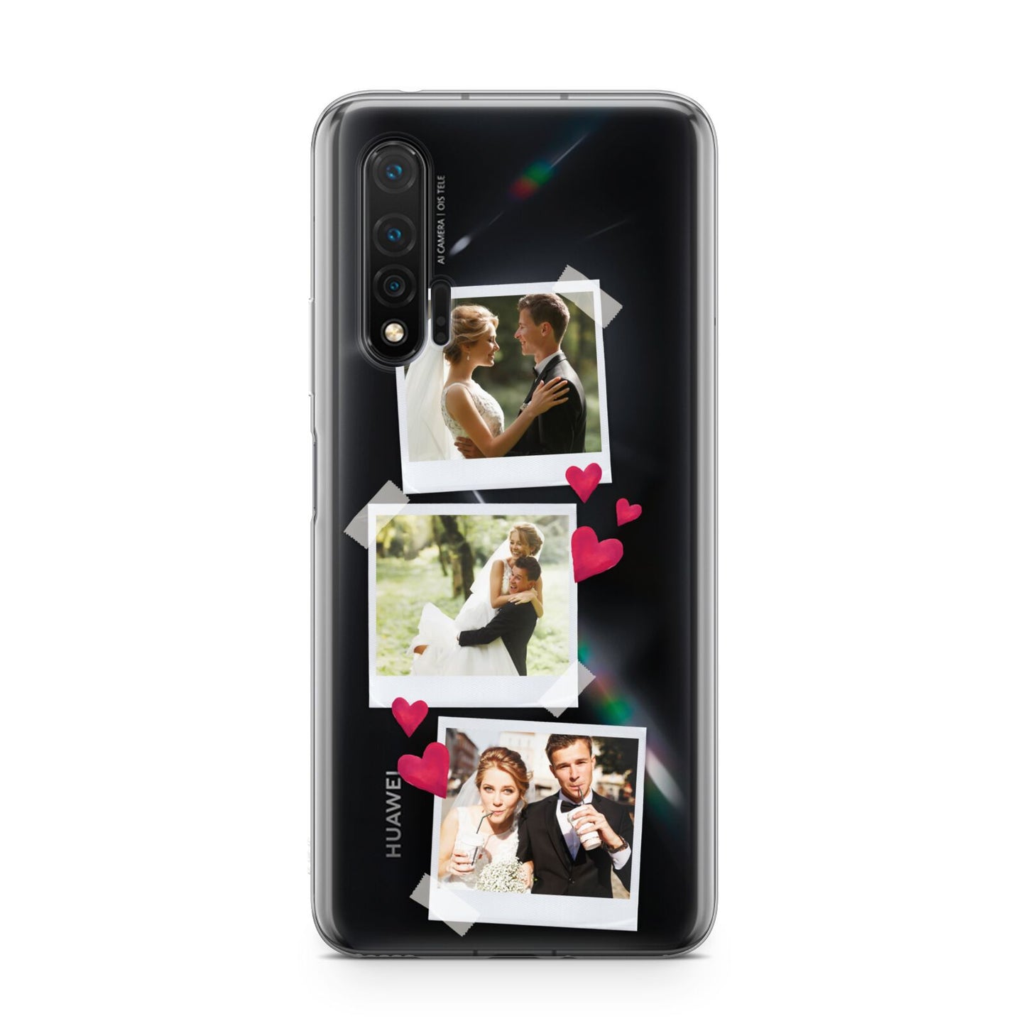 Personalised Wedding Photo Montage Huawei Nova 6 Phone Case