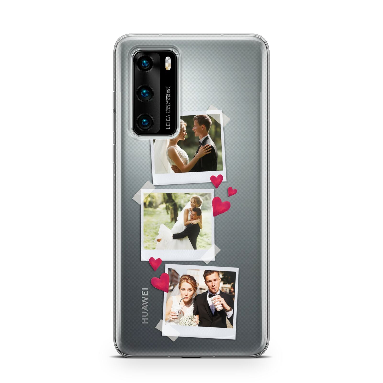 Personalised Wedding Photo Montage Huawei P40 Phone Case