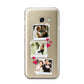 Personalised Wedding Photo Montage Samsung Galaxy A3 2017 Case on gold phone