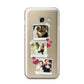 Personalised Wedding Photo Montage Samsung Galaxy A3 2017 Case on gold phone