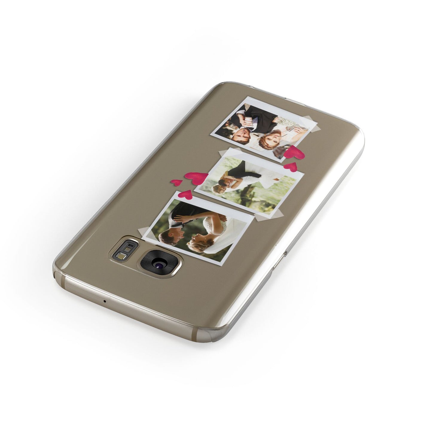 Personalised Wedding Photo Montage Samsung Galaxy Case Front Close Up