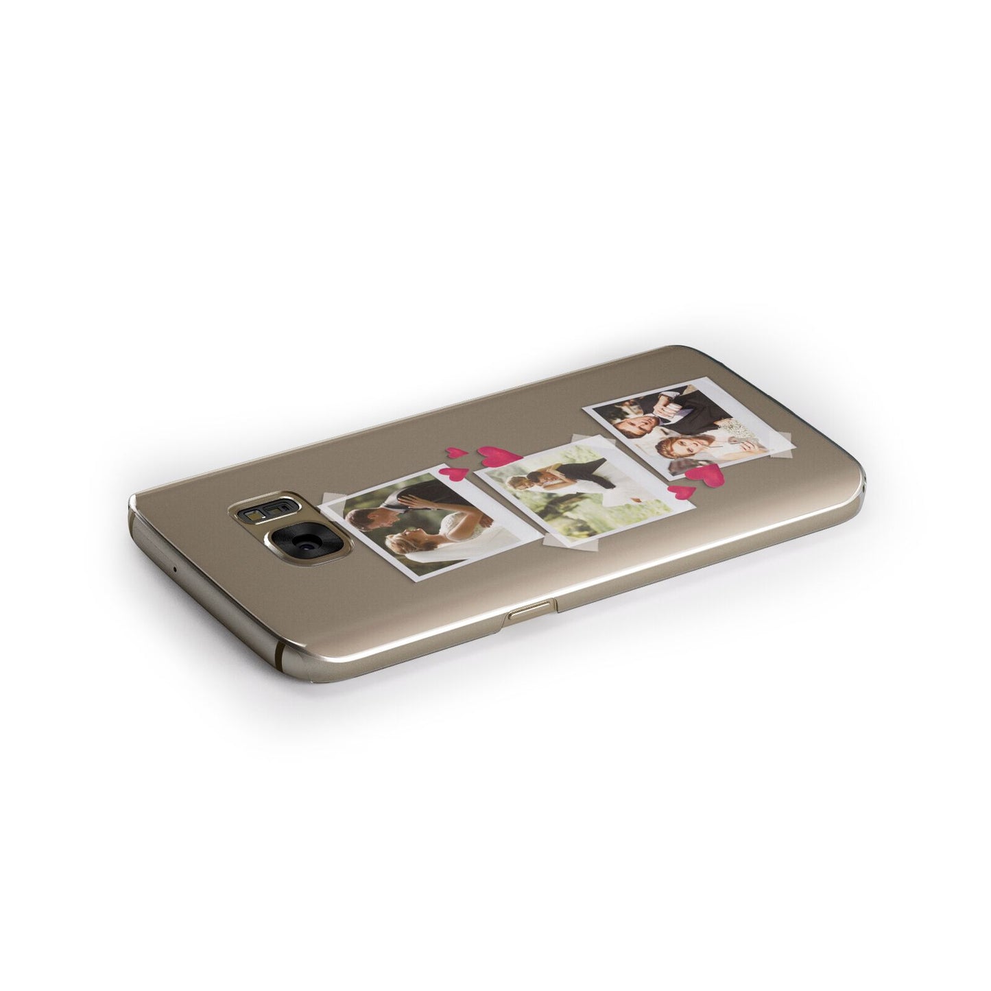 Personalised Wedding Photo Montage Samsung Galaxy Case Side Close Up