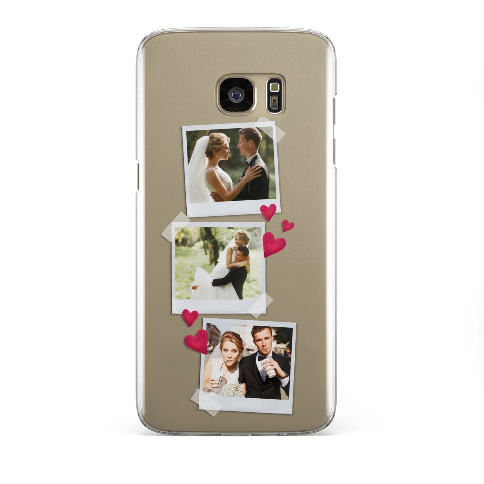 Personalised Wedding Photo Montage Samsung Galaxy S7 Edge Case