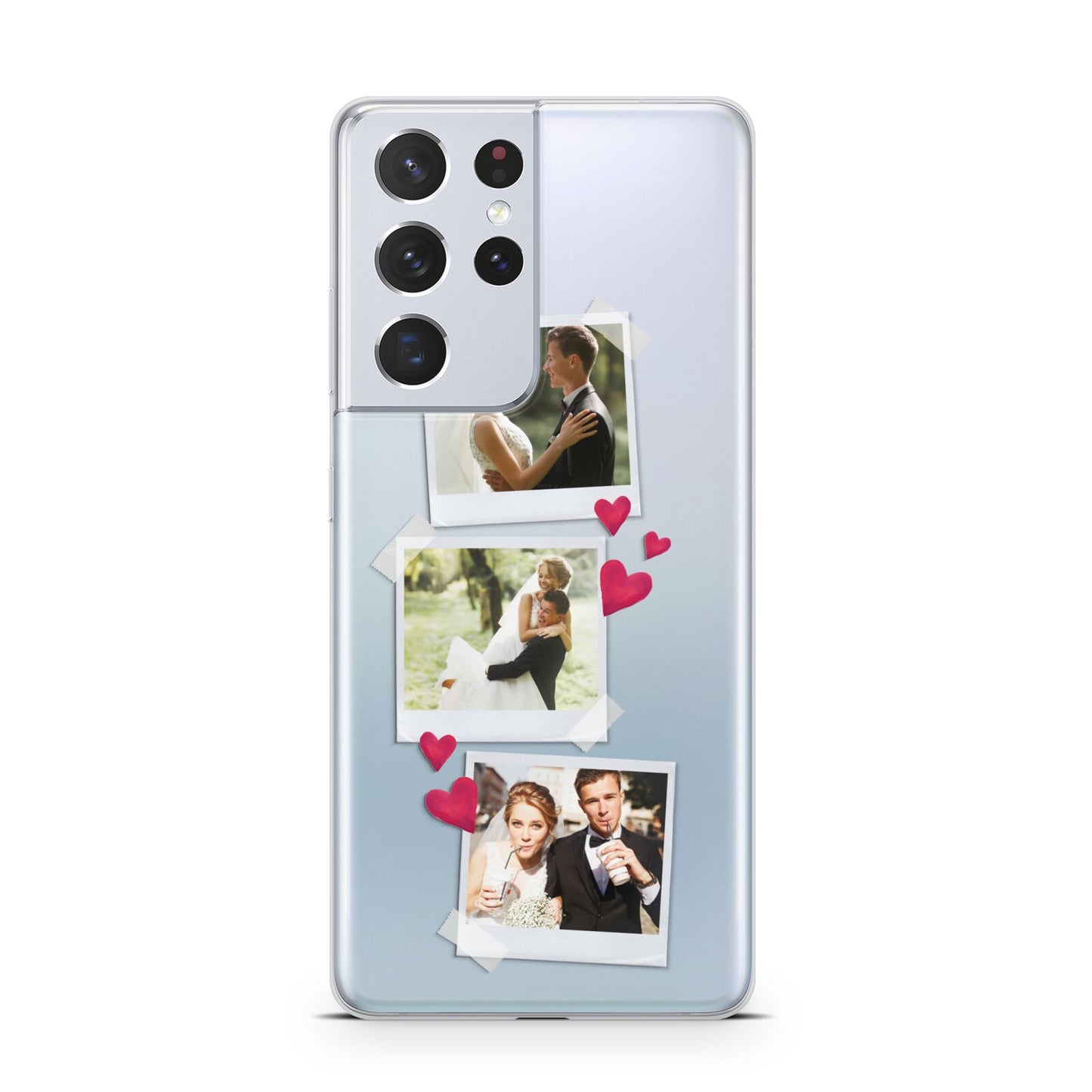 Personalised Wedding Photo Montage Samsung S21 Ultra Case