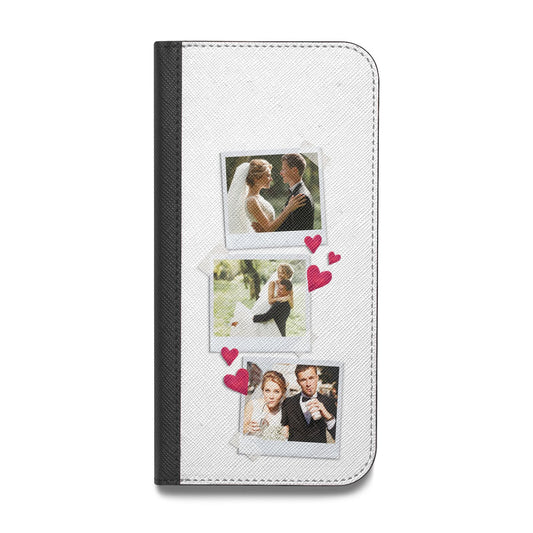 Personalised Wedding Photo Montage Vegan Leather Flip iPhone Case