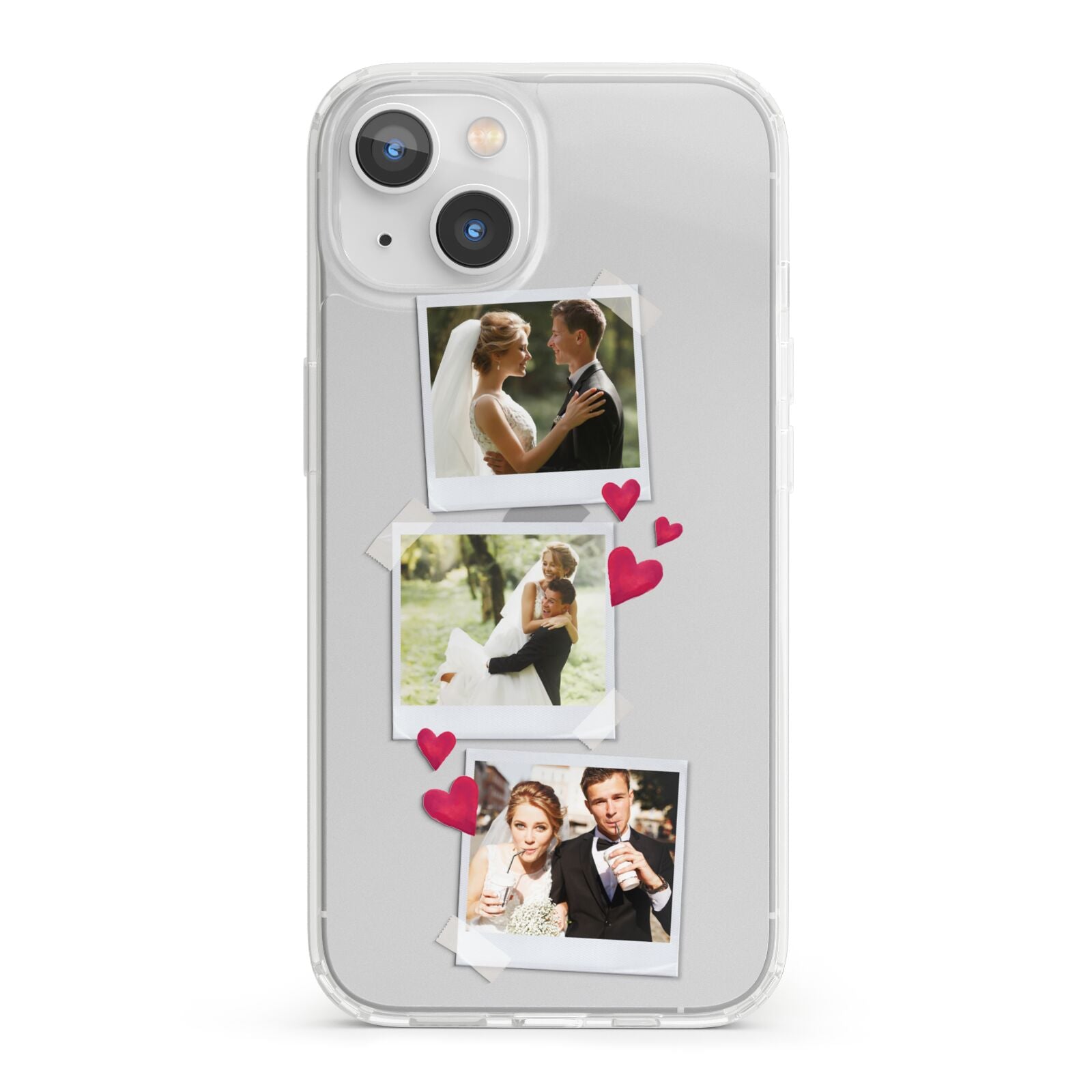 Personalised Wedding Photo Montage iPhone 13 Clear Bumper Case
