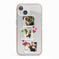 Personalised Wedding Photo Montage iPhone 13 TPU Impact Case with Pink Edges