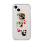 Personalised Wedding Photo Montage iPhone 14 Plus Clear Tough Case Starlight
