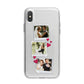 Personalised Wedding Photo Montage iPhone X Bumper Case on Silver iPhone Alternative Image 1