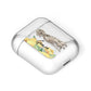 Personalised Weimaraner AirPods Case Laid Flat