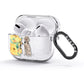 Personalised Weimaraner AirPods Glitter Case 3rd Gen Side Image