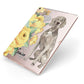 Personalised Weimaraner Apple iPad Case on Rose Gold iPad Side View