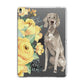Personalised Weimaraner Apple iPad Grey Case