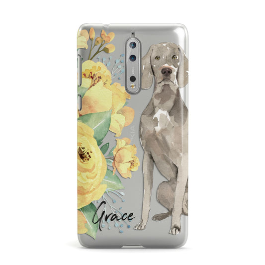 Personalised Weimaraner Nokia Case