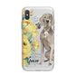 Personalised Weimaraner iPhone X Bumper Case on Silver iPhone Alternative Image 1
