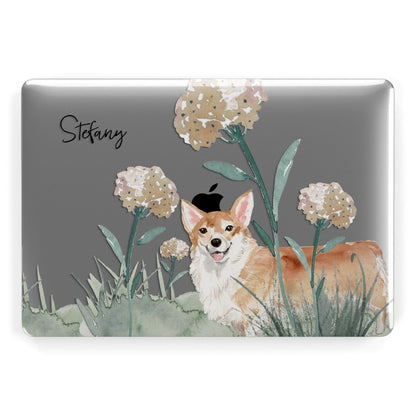 Personalised Welsh Corgi Dog Apple MacBook Case