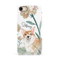 Personalised Welsh Corgi Dog Apple iPhone 7 8 3D Snap Case