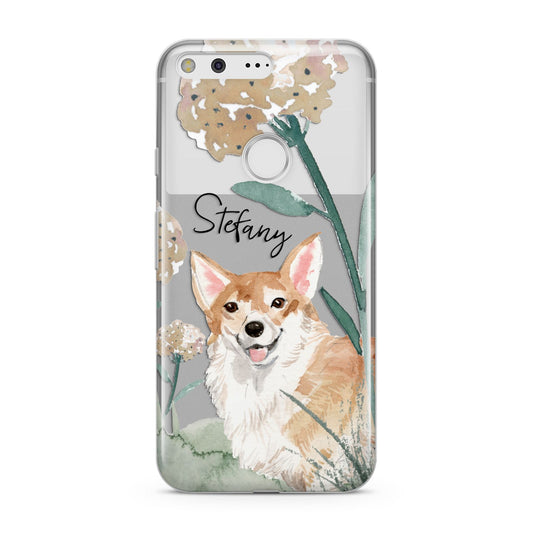 Personalised Welsh Corgi Dog Google Pixel Case