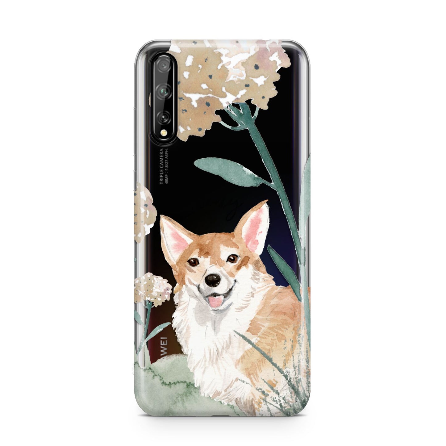 Personalised Welsh Corgi Dog Huawei Enjoy 10s Phone Case
