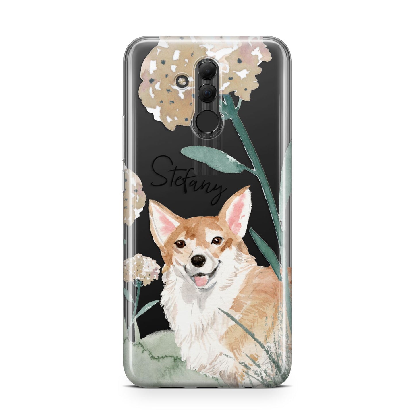 Personalised Welsh Corgi Dog Huawei Mate 20 Lite
