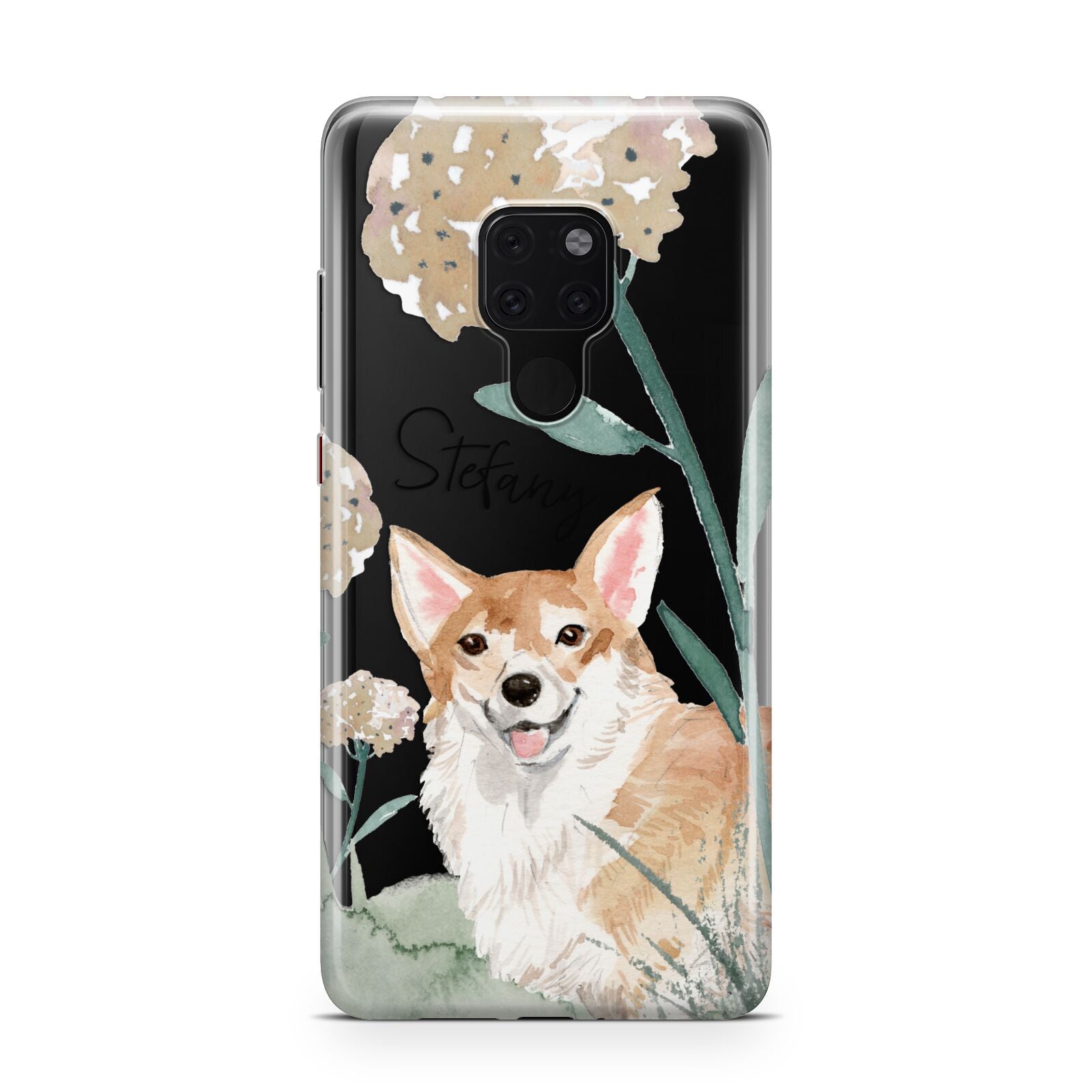 Personalised Welsh Corgi Dog Huawei Mate 20 Phone Case