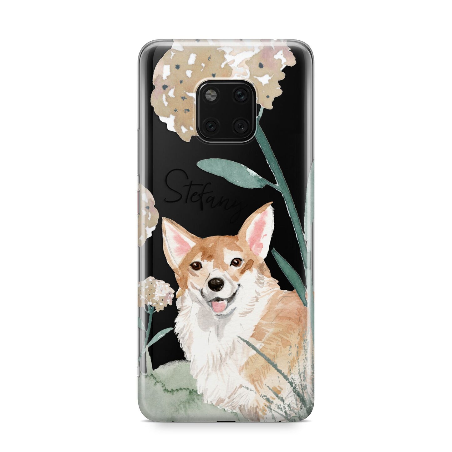 Personalised Welsh Corgi Dog Huawei Mate 20 Pro Phone Case