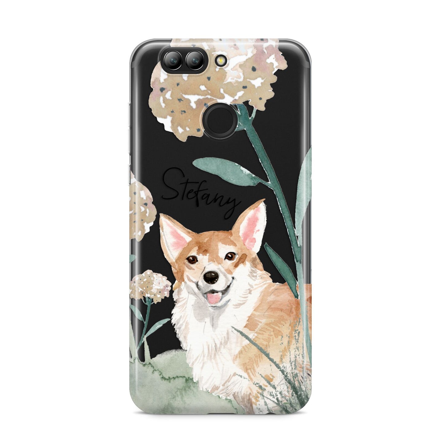 Personalised Welsh Corgi Dog Huawei Nova 2s Phone Case