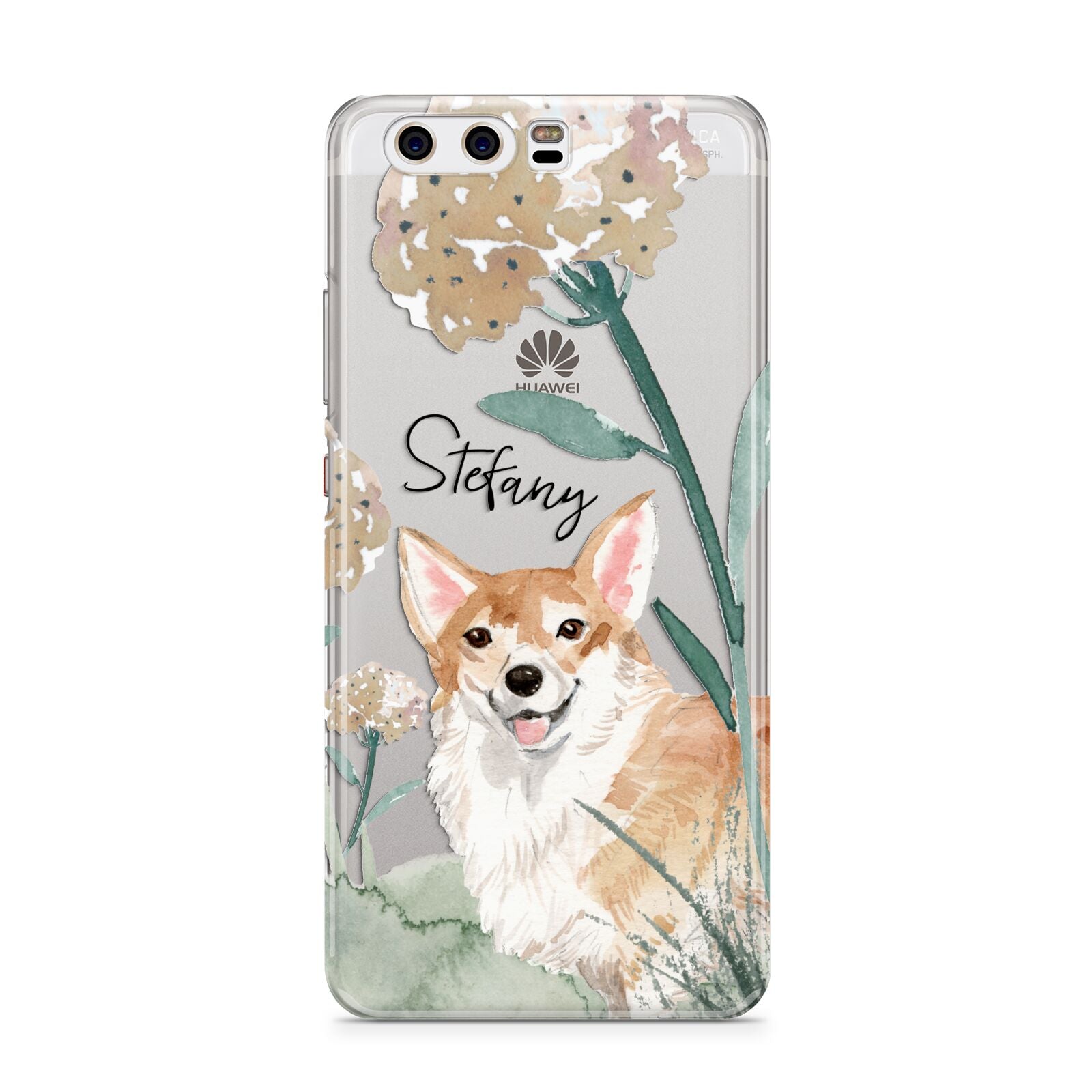 Personalised Welsh Corgi Dog Huawei P10 Phone Case