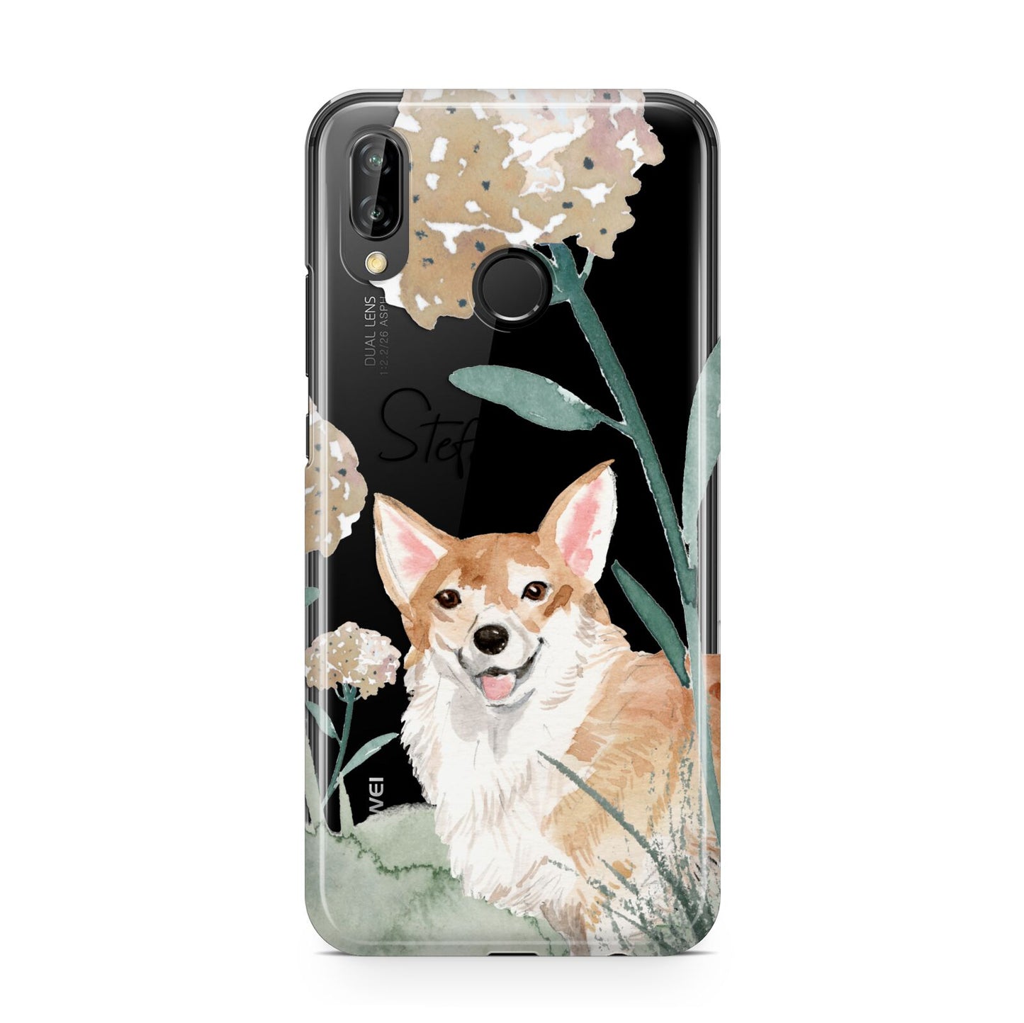 Personalised Welsh Corgi Dog Huawei P20 Lite Phone Case
