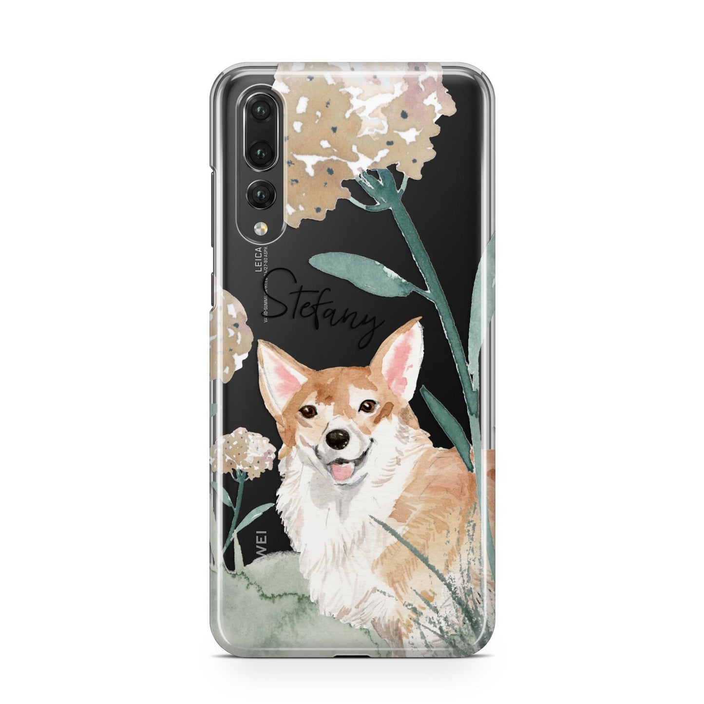 Personalised Welsh Corgi Dog Huawei P20 Pro Phone Case