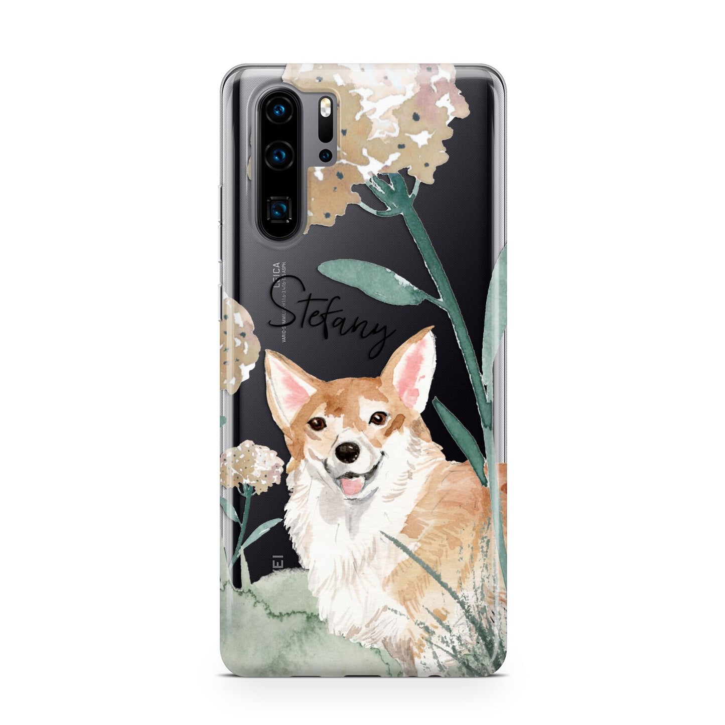 Personalised Welsh Corgi Dog Huawei P30 Pro Phone Case