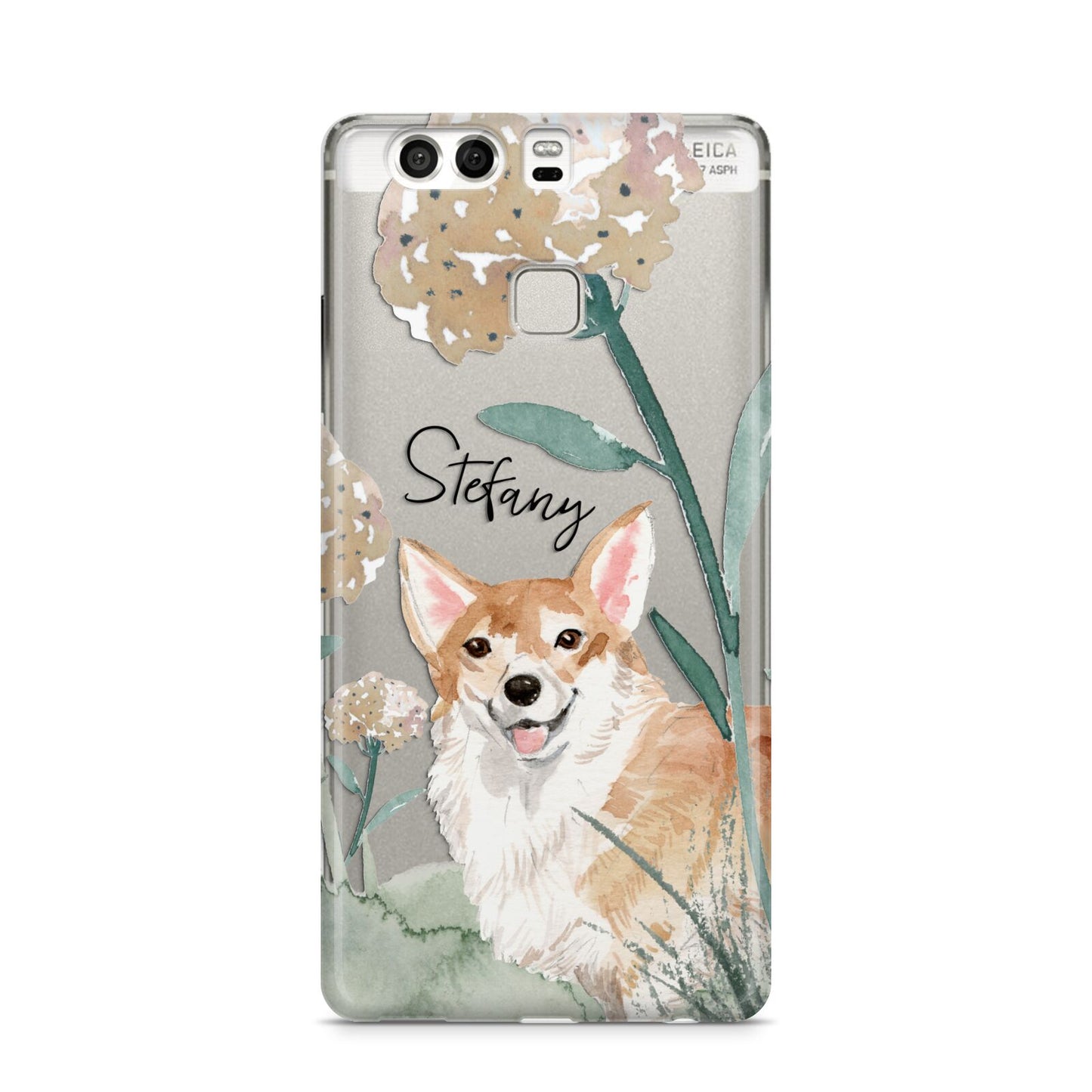 Personalised Welsh Corgi Dog Huawei P9 Case
