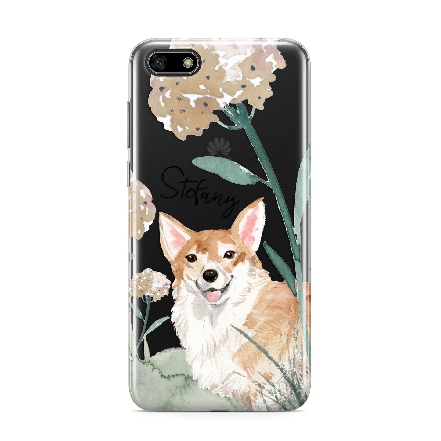 Personalised Welsh Corgi Dog Huawei Y5 Prime 2018 Phone Case