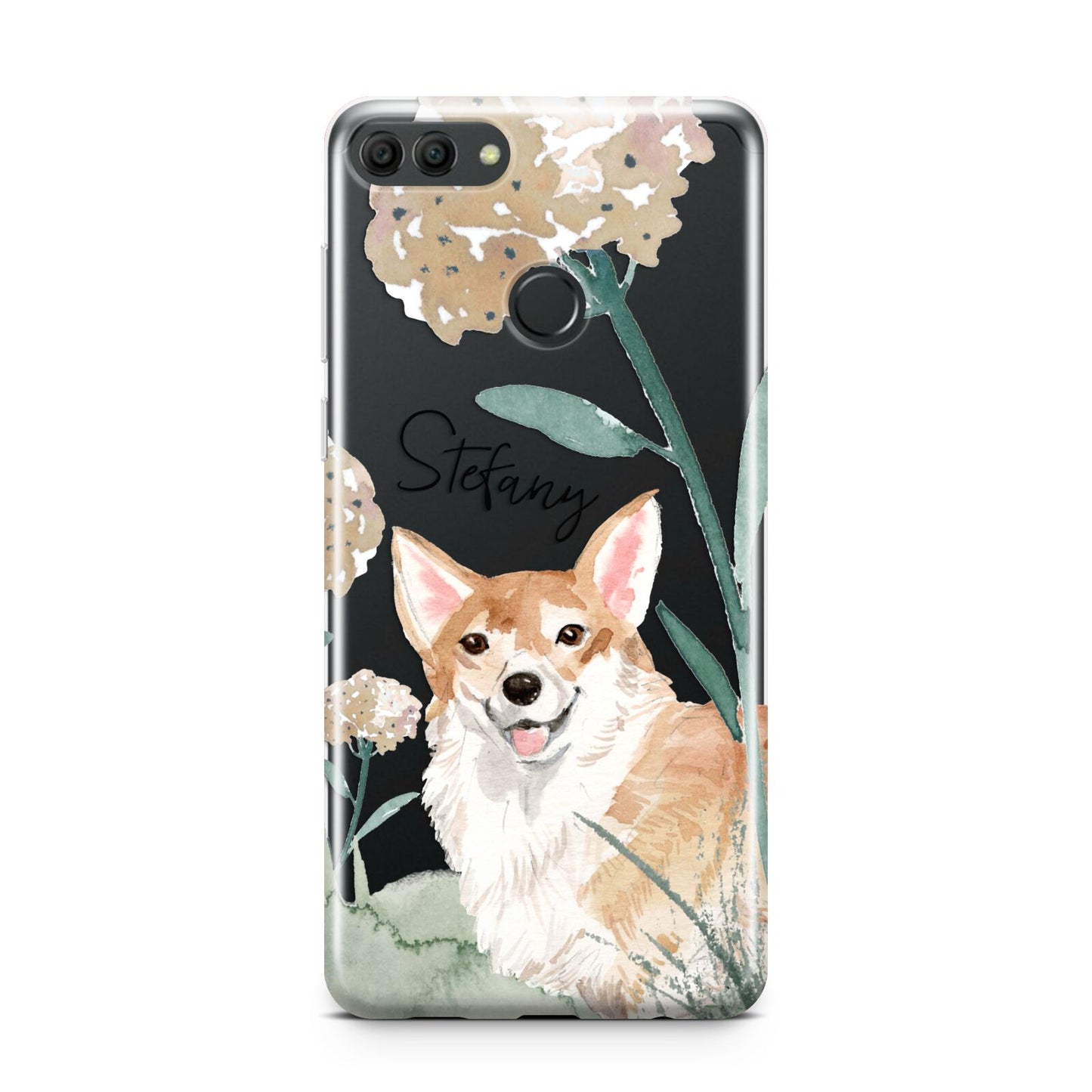 Personalised Welsh Corgi Dog Huawei Y9 2018