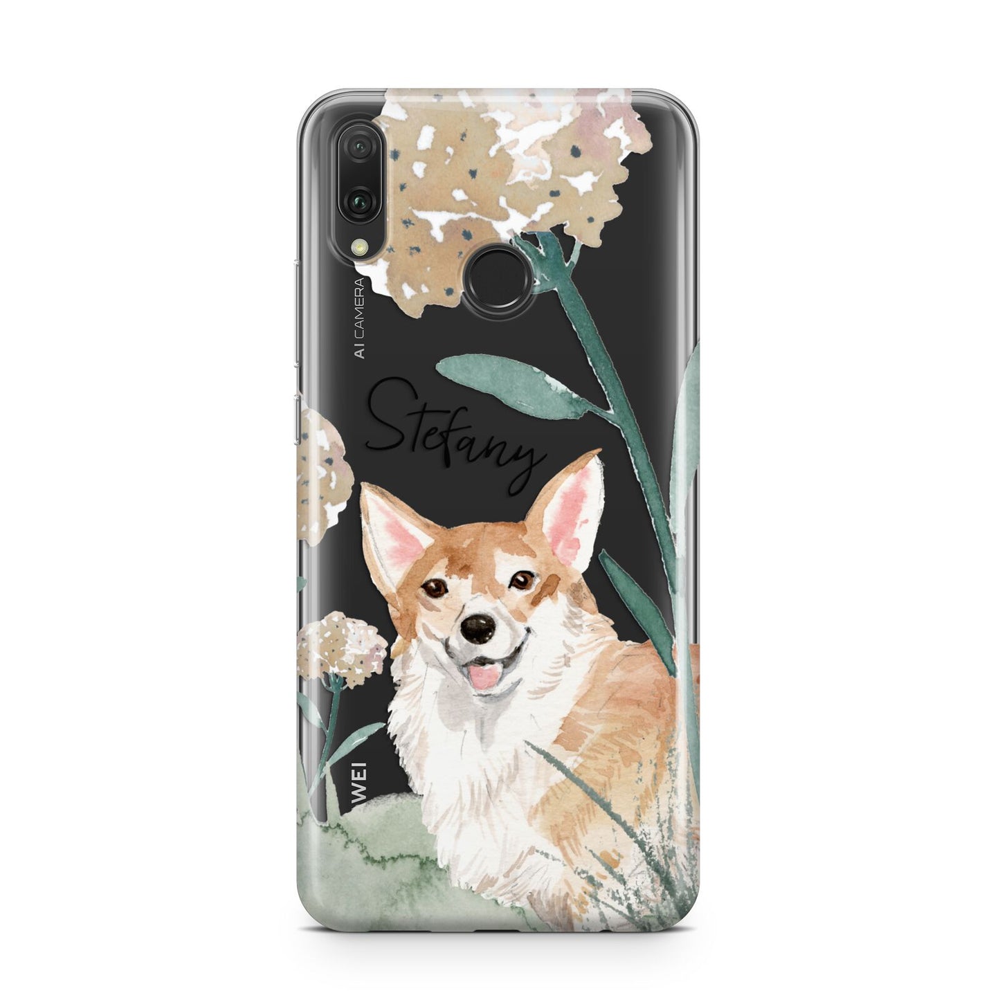 Personalised Welsh Corgi Dog Huawei Y9 2019