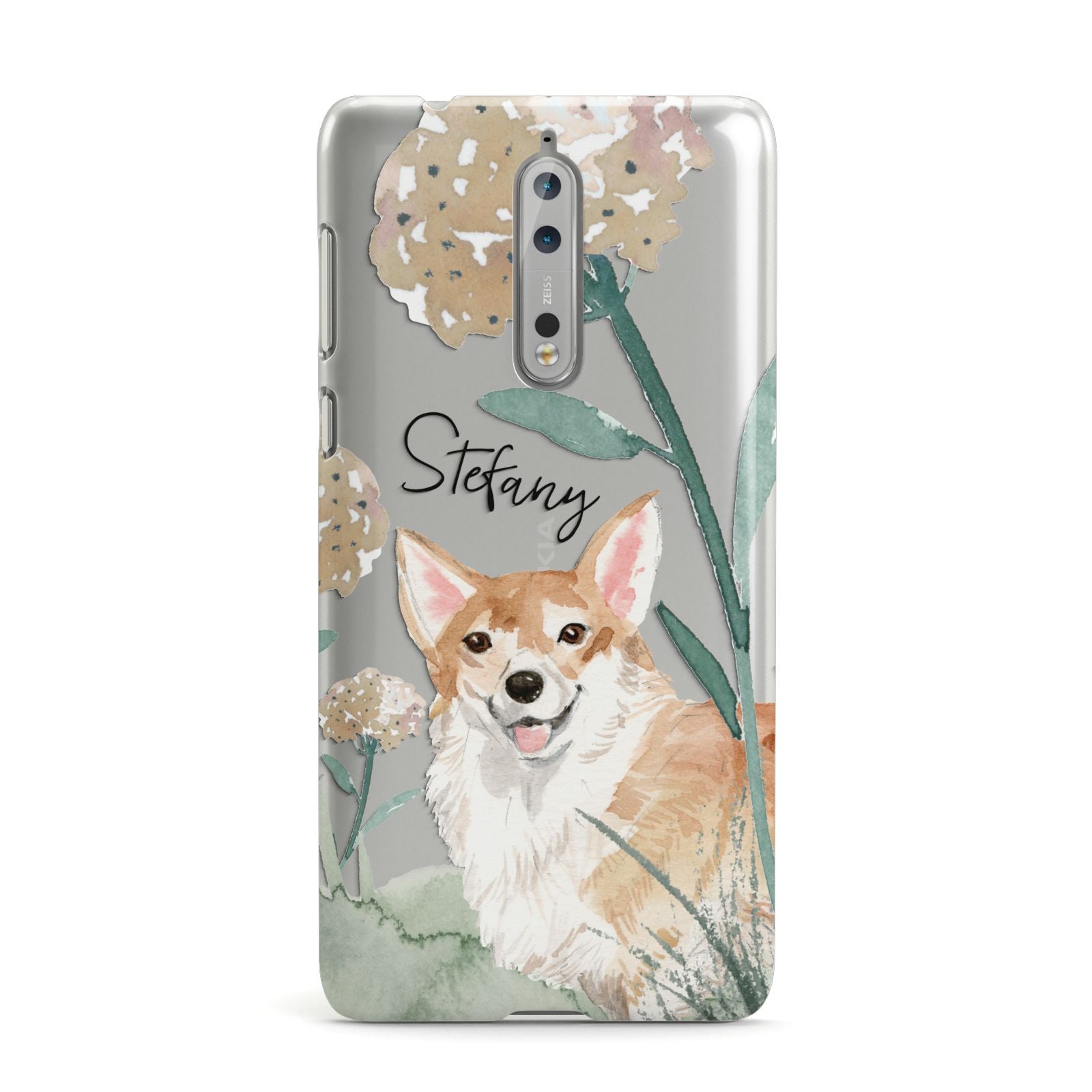 Personalised Welsh Corgi Dog Nokia Case