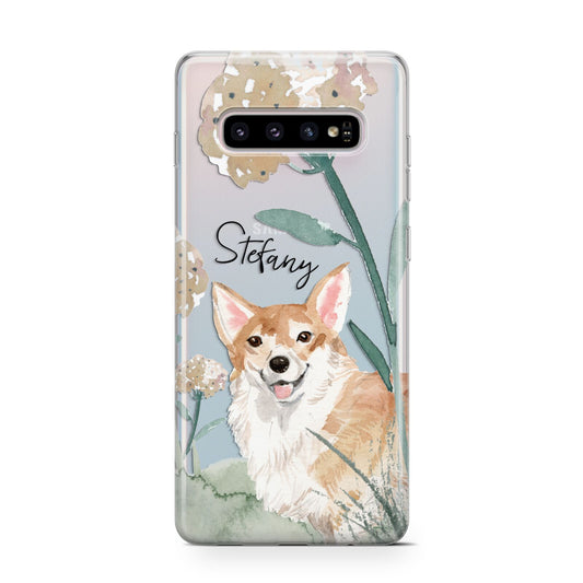 Personalised Welsh Corgi Dog Protective Samsung Galaxy Case