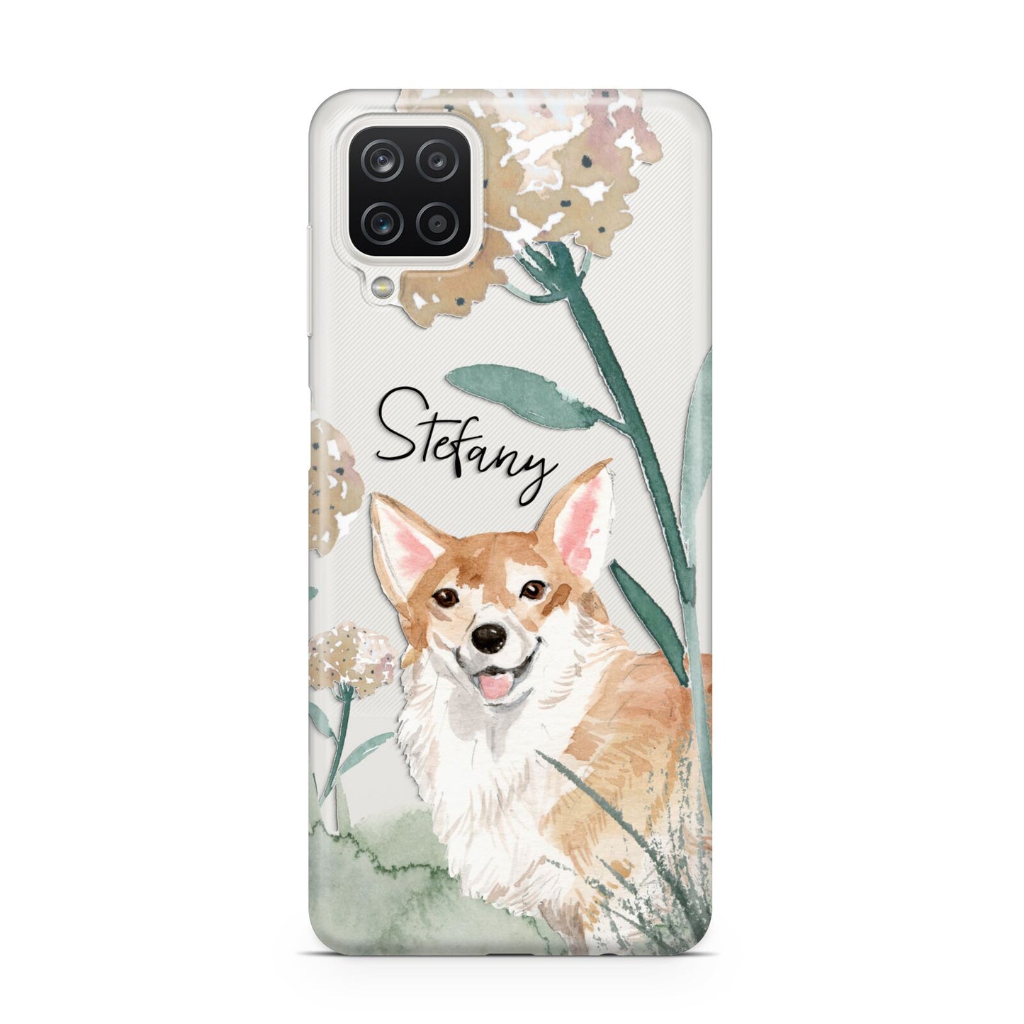 Personalised Welsh Corgi Dog Samsung A12 Case