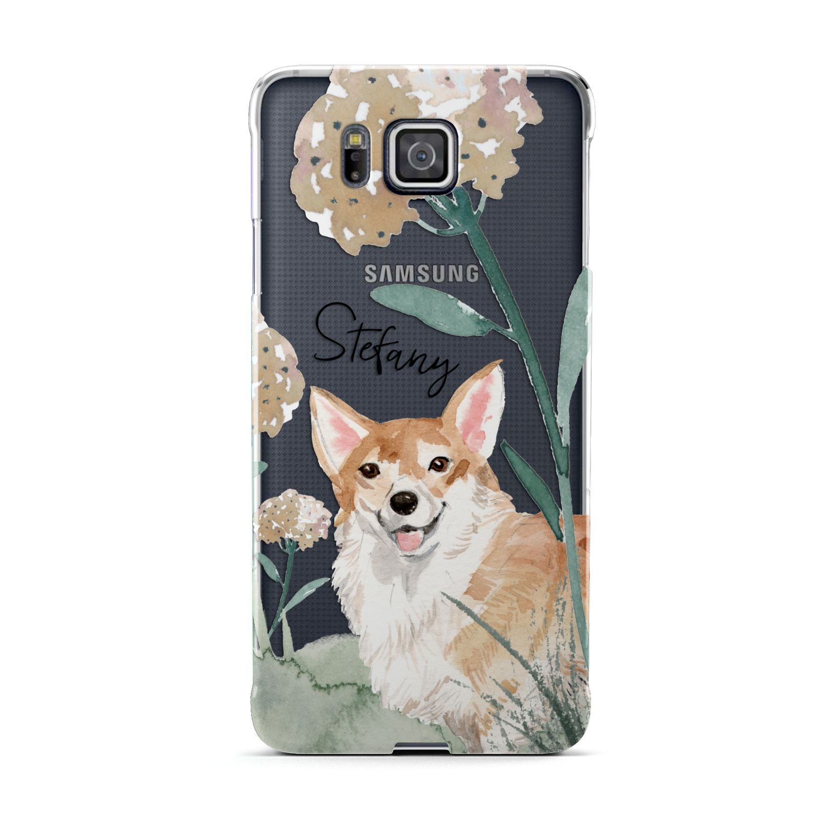 Personalised Welsh Corgi Dog Samsung Galaxy Alpha Case