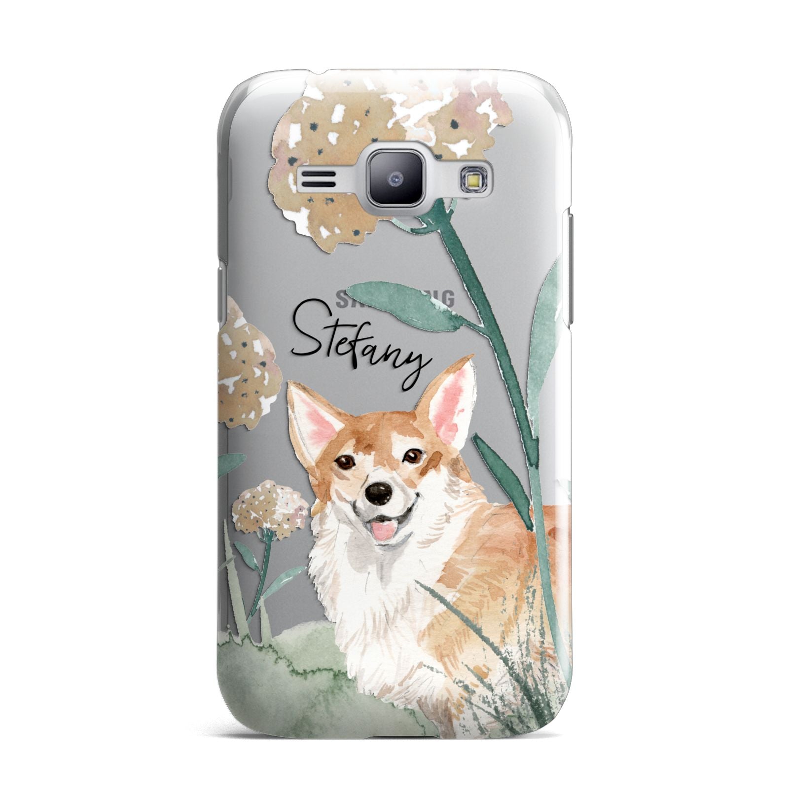 Personalised Welsh Corgi Dog Samsung Galaxy J1 2015 Case