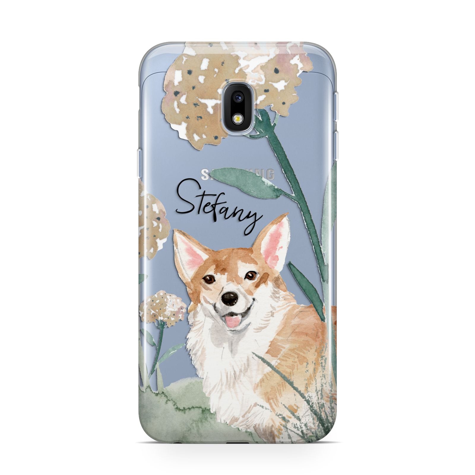 Personalised Welsh Corgi Dog Samsung Galaxy J3 2017 Case
