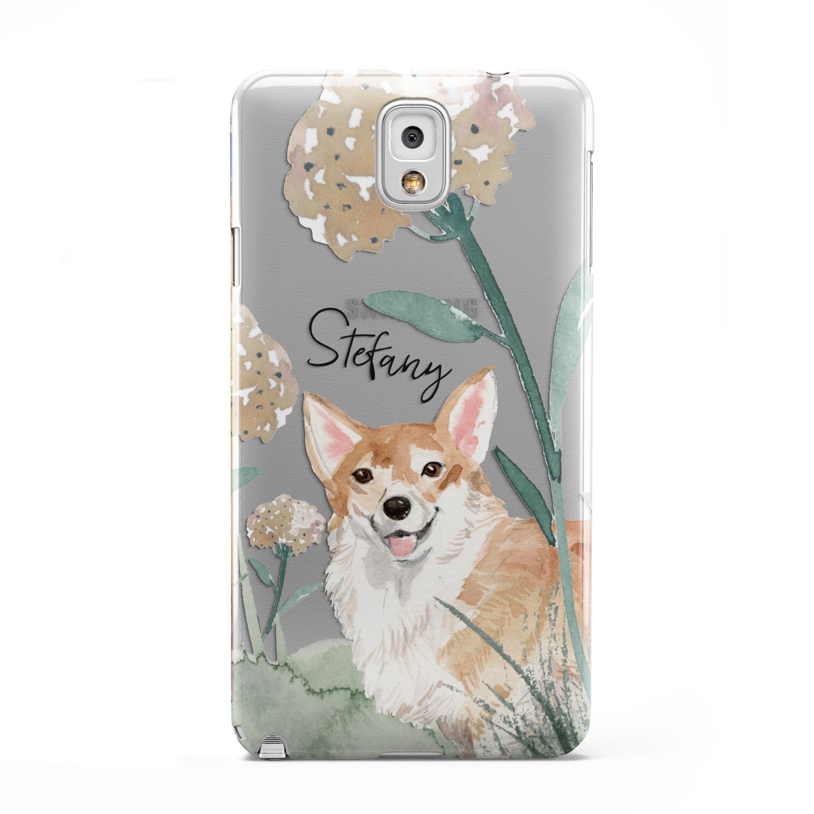 Personalised Welsh Corgi Dog Samsung Galaxy Note 3 Case