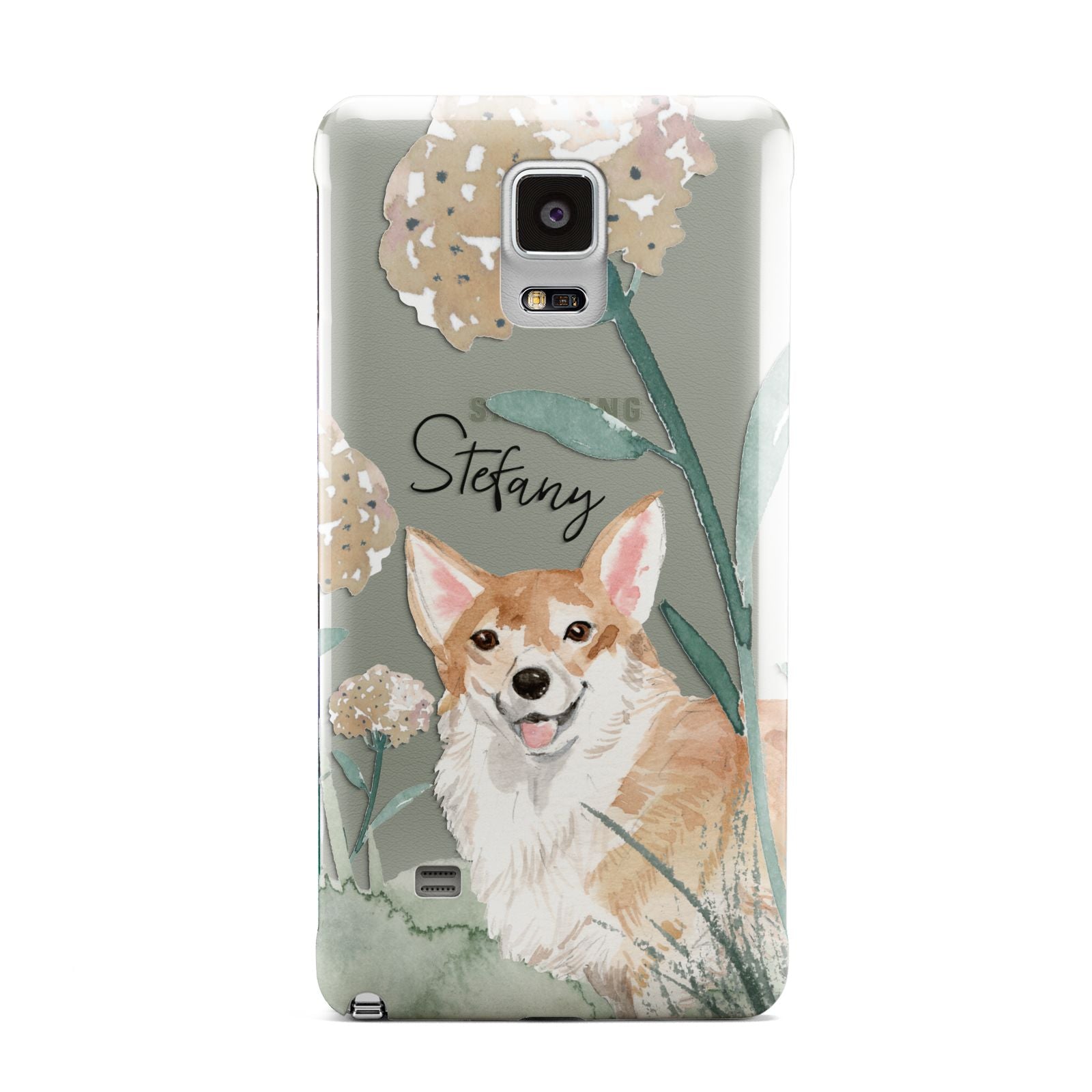 Personalised Welsh Corgi Dog Samsung Galaxy Note 4 Case