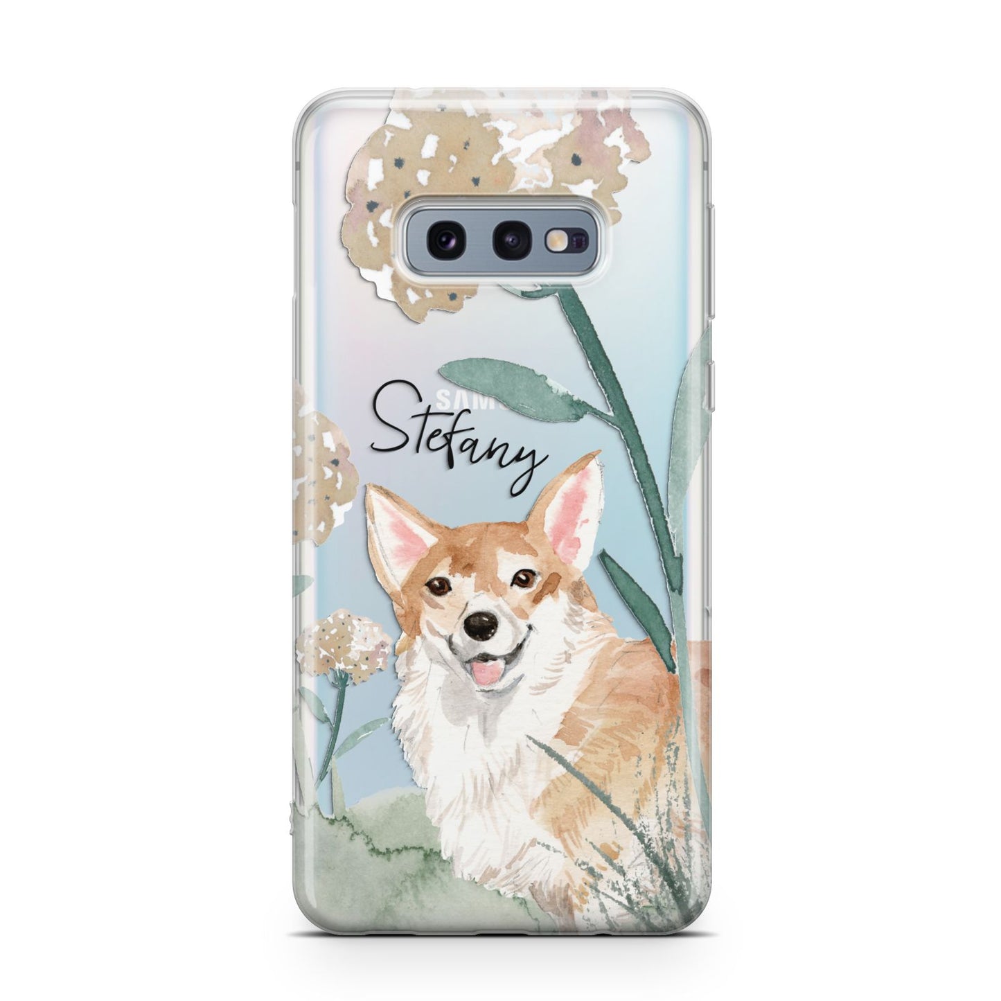 Personalised Welsh Corgi Dog Samsung Galaxy S10E Case
