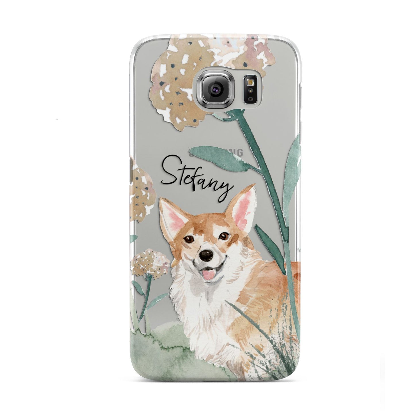 Personalised Welsh Corgi Dog Samsung Galaxy S6 Case