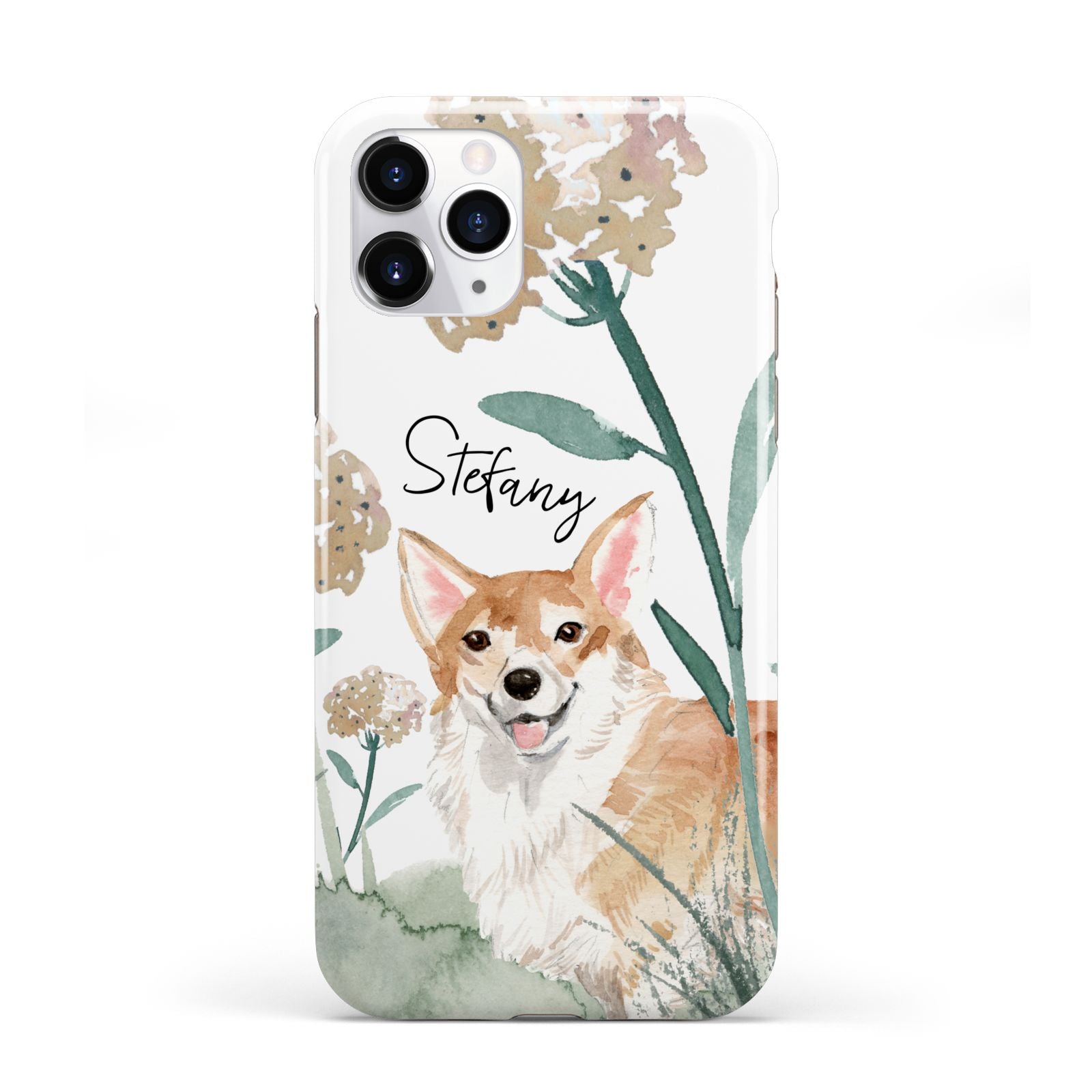 Personalised Welsh Corgi Dog iPhone 11 Pro 3D Tough Case