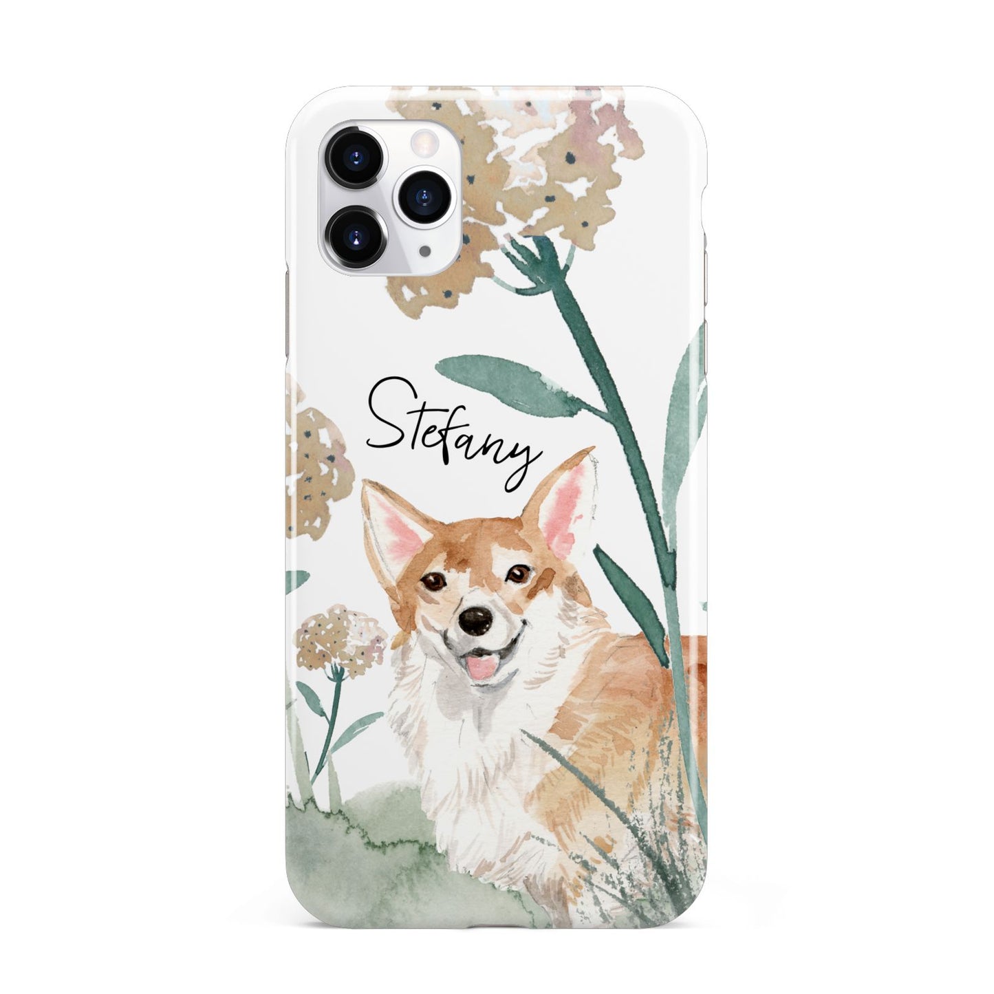 Personalised Welsh Corgi Dog iPhone 11 Pro Max 3D Tough Case