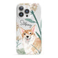 Personalised Welsh Corgi Dog iPhone 13 Pro Full Wrap 3D Snap Case