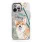 Personalised Welsh Corgi Dog iPhone 13 Pro Max Full Wrap 3D Tough Case